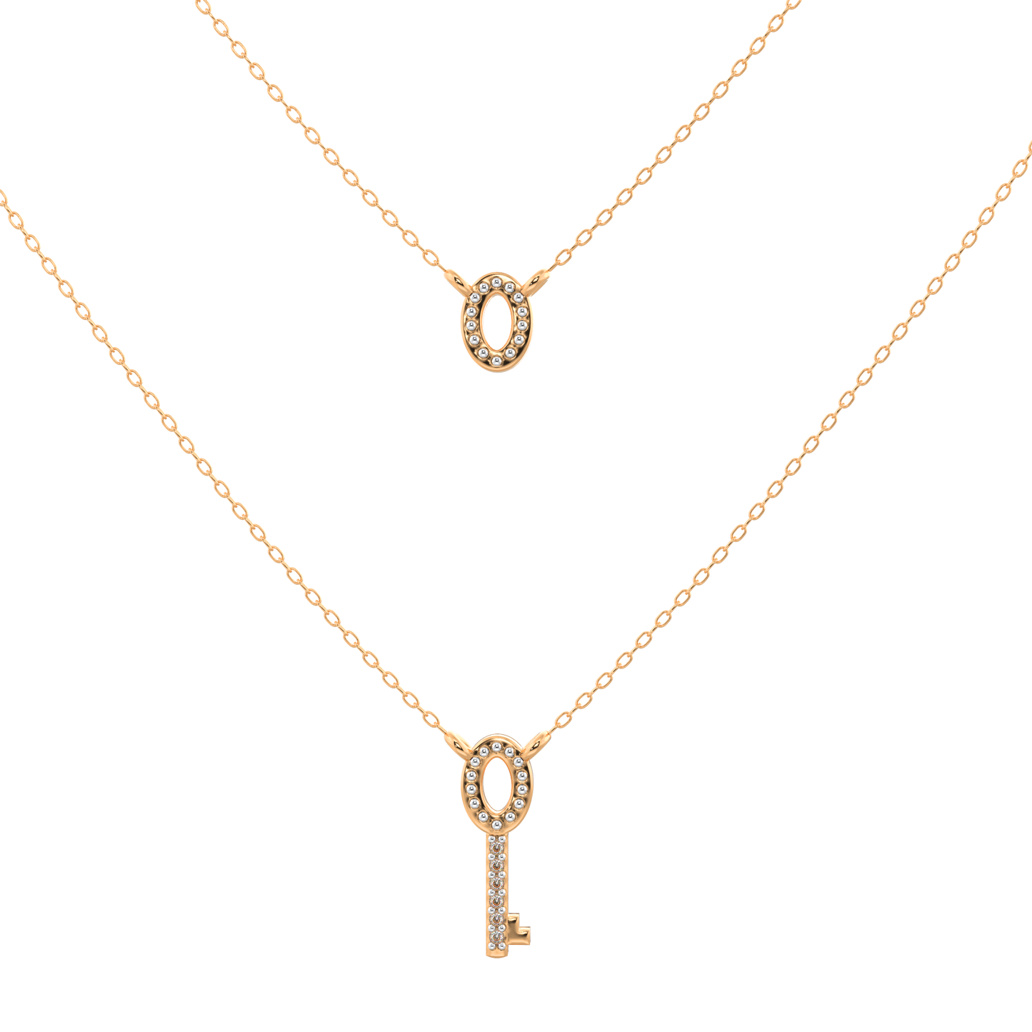 Mystic Moonbeam Necklace 18k