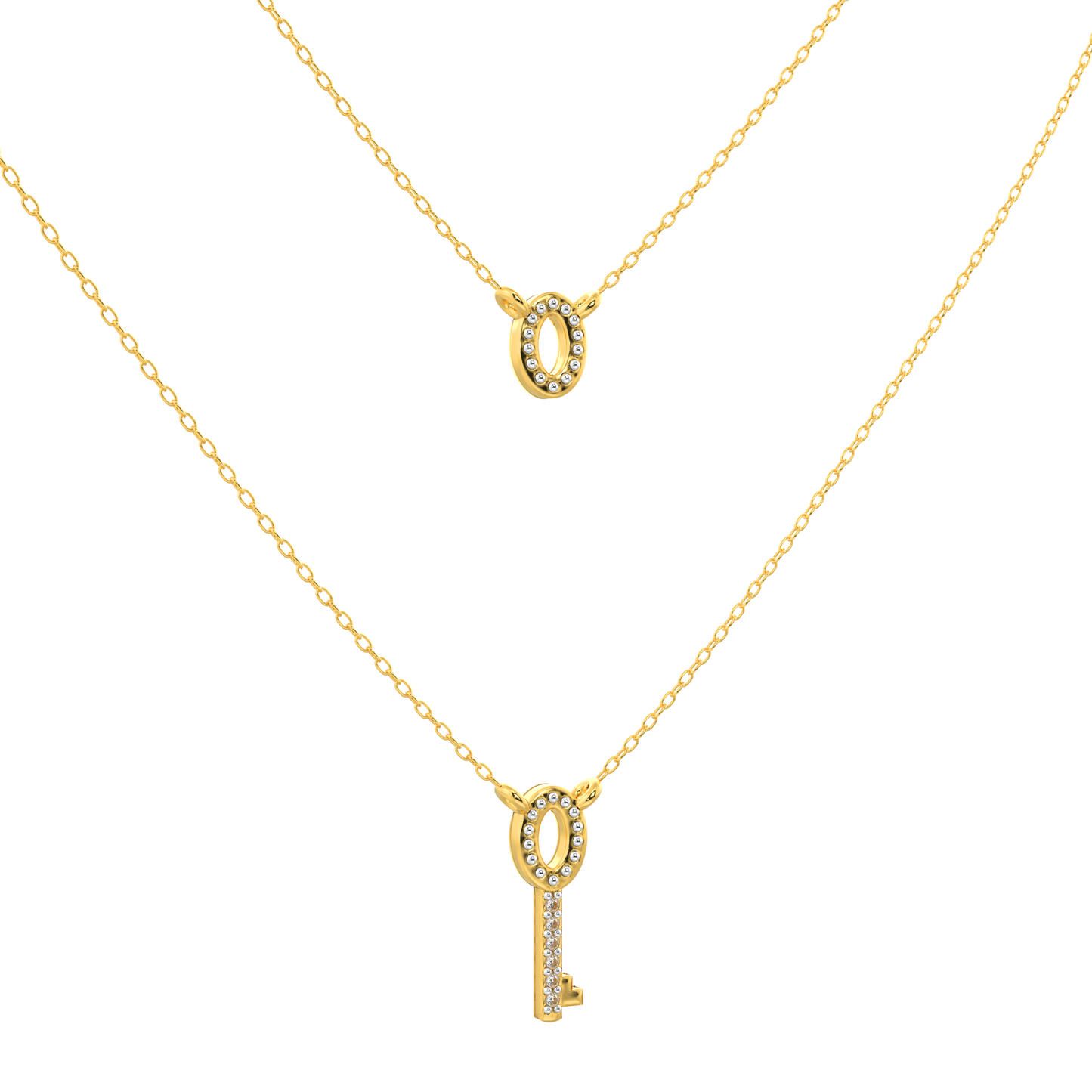 Mystic Moonbeam Necklace 18k