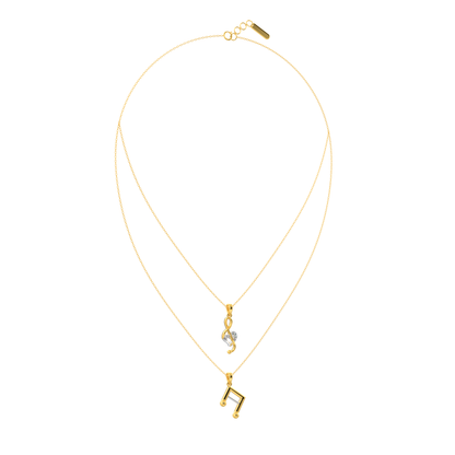 Aurora Amour Necklace 18k