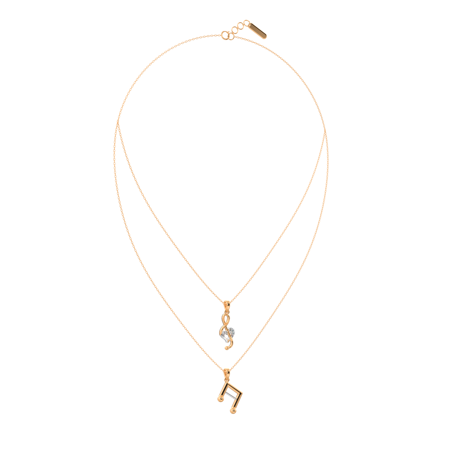 Aurora Amour Necklace 18k
