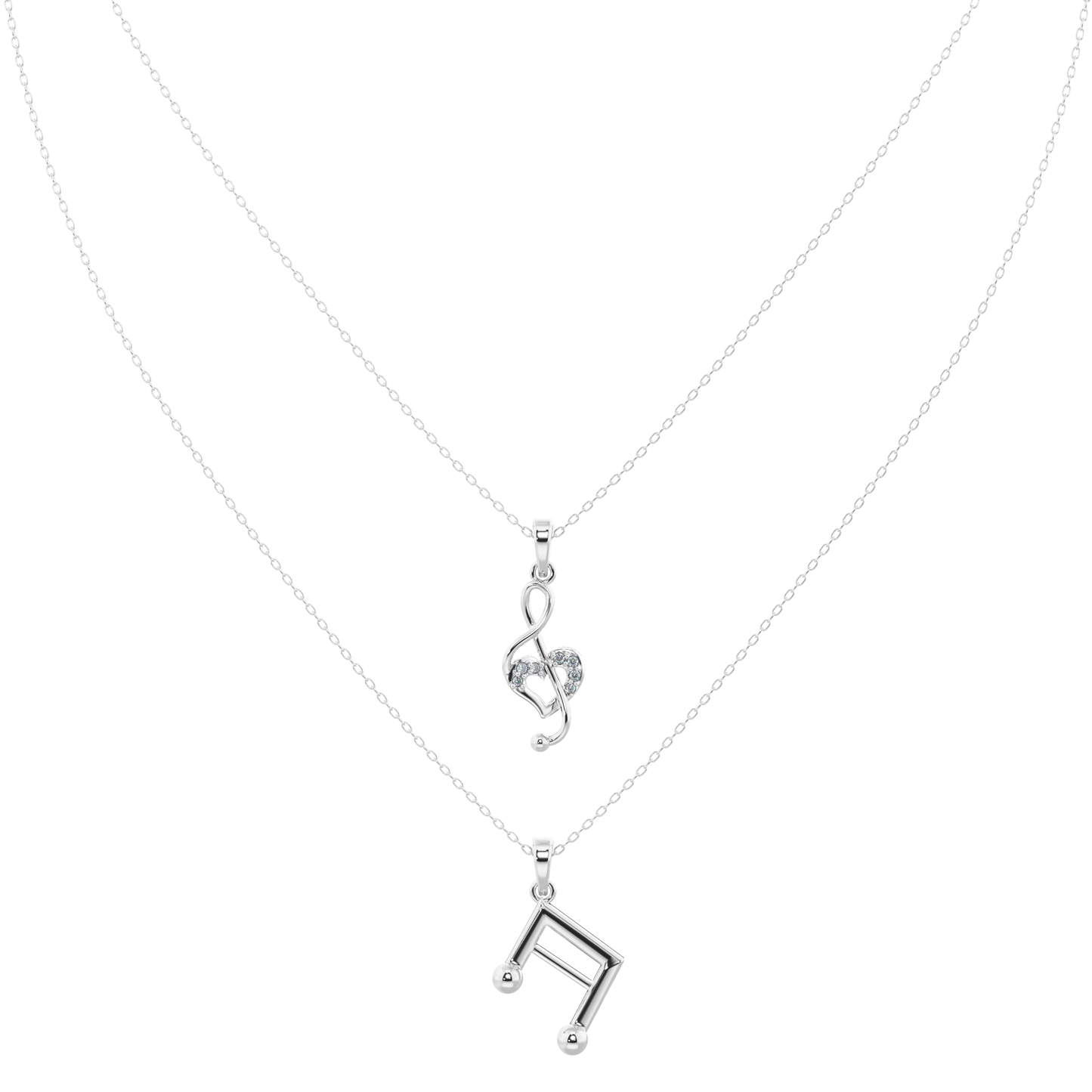 Aurora Amour Necklace 18k