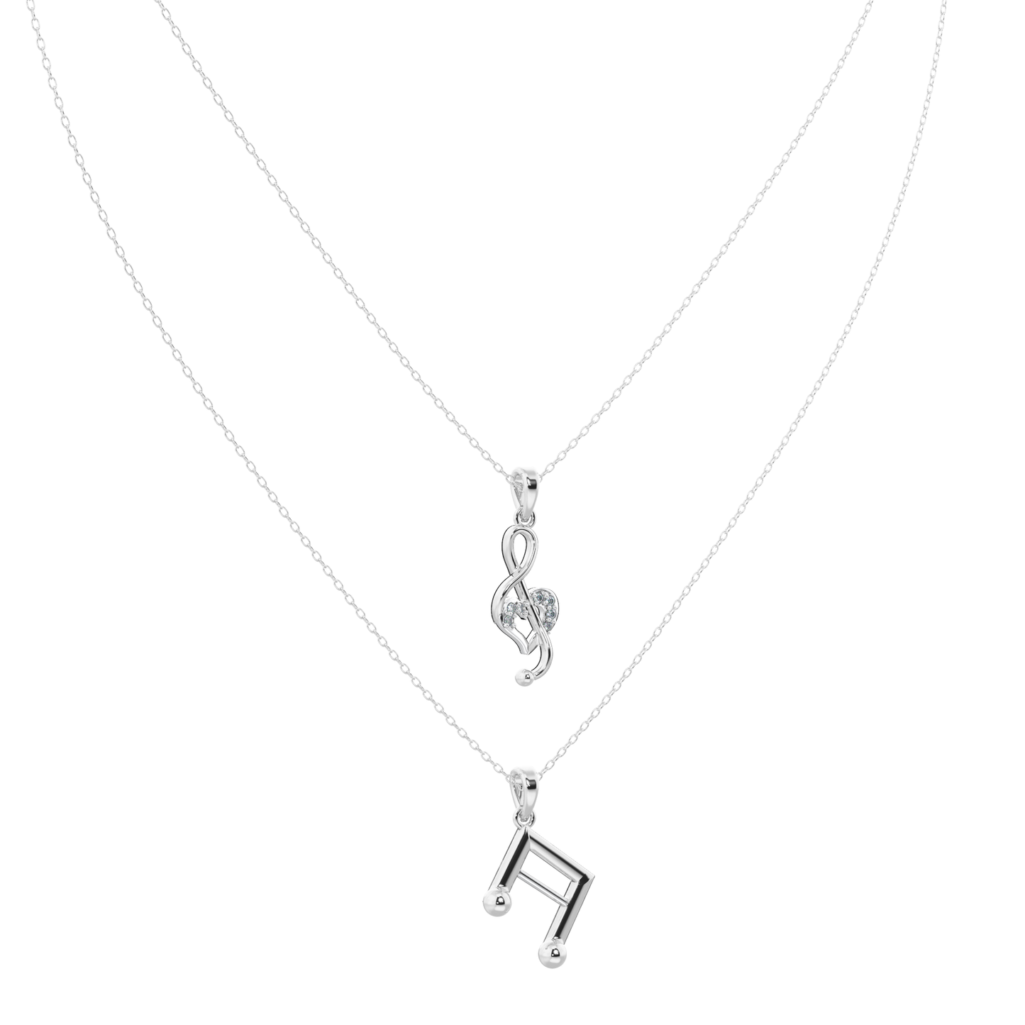 Aurora Amour Necklace 18k