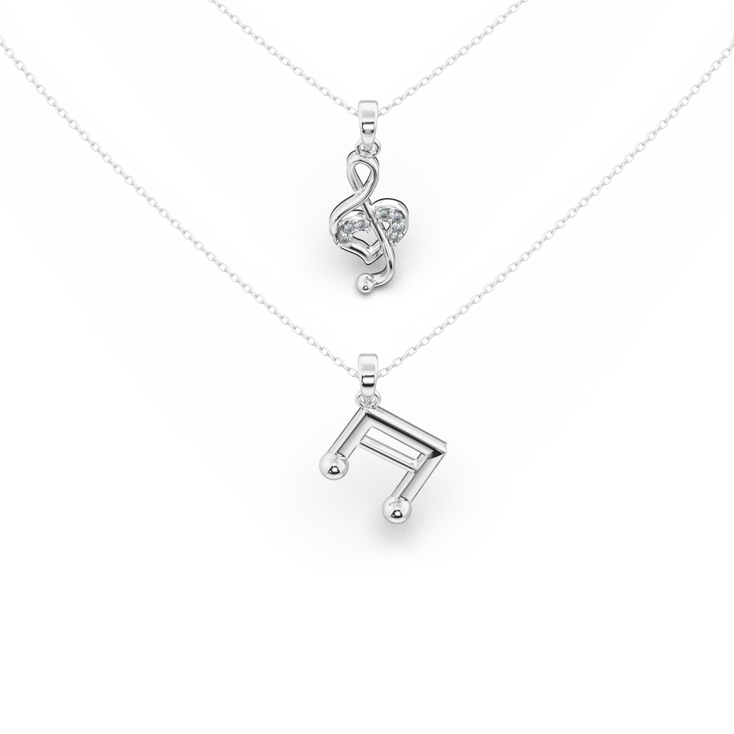 Aurora Amour Necklace 18k