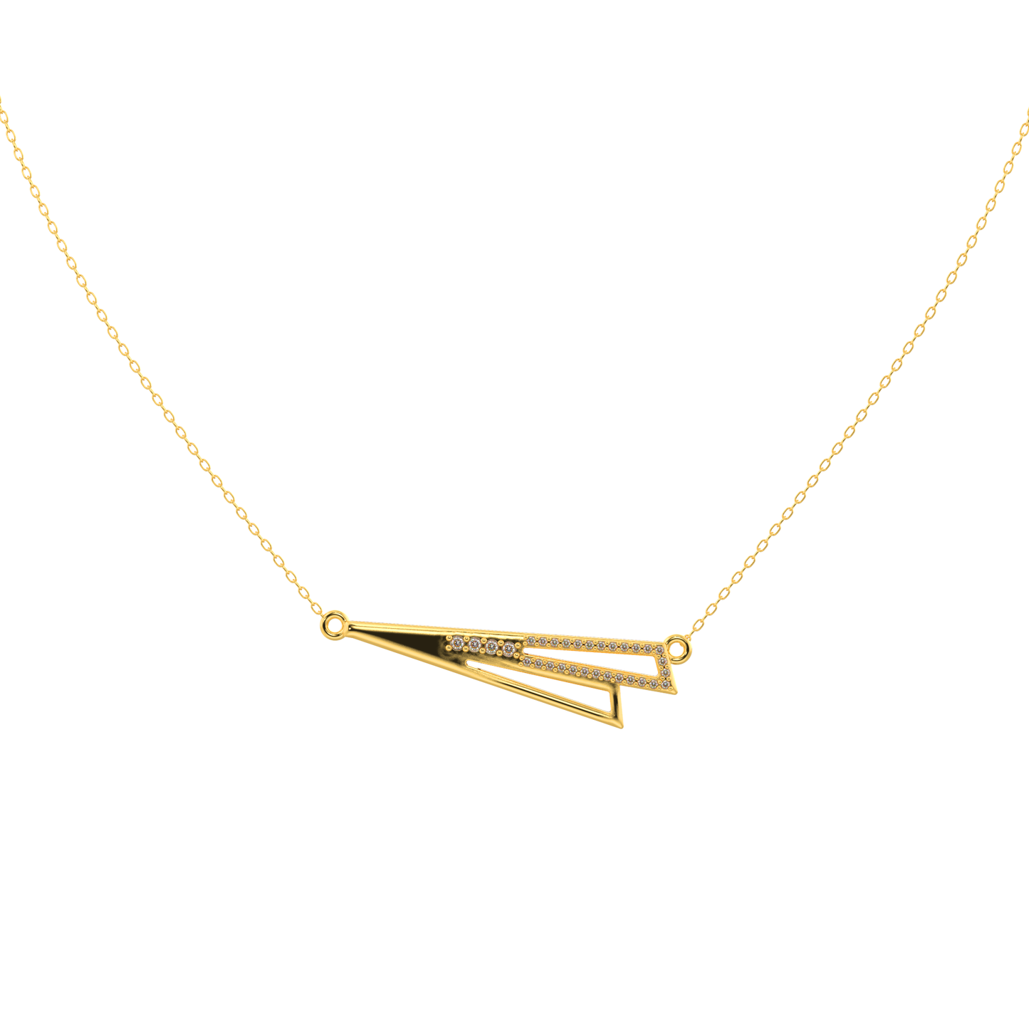 Lustrous Lagoon Necklace 18k