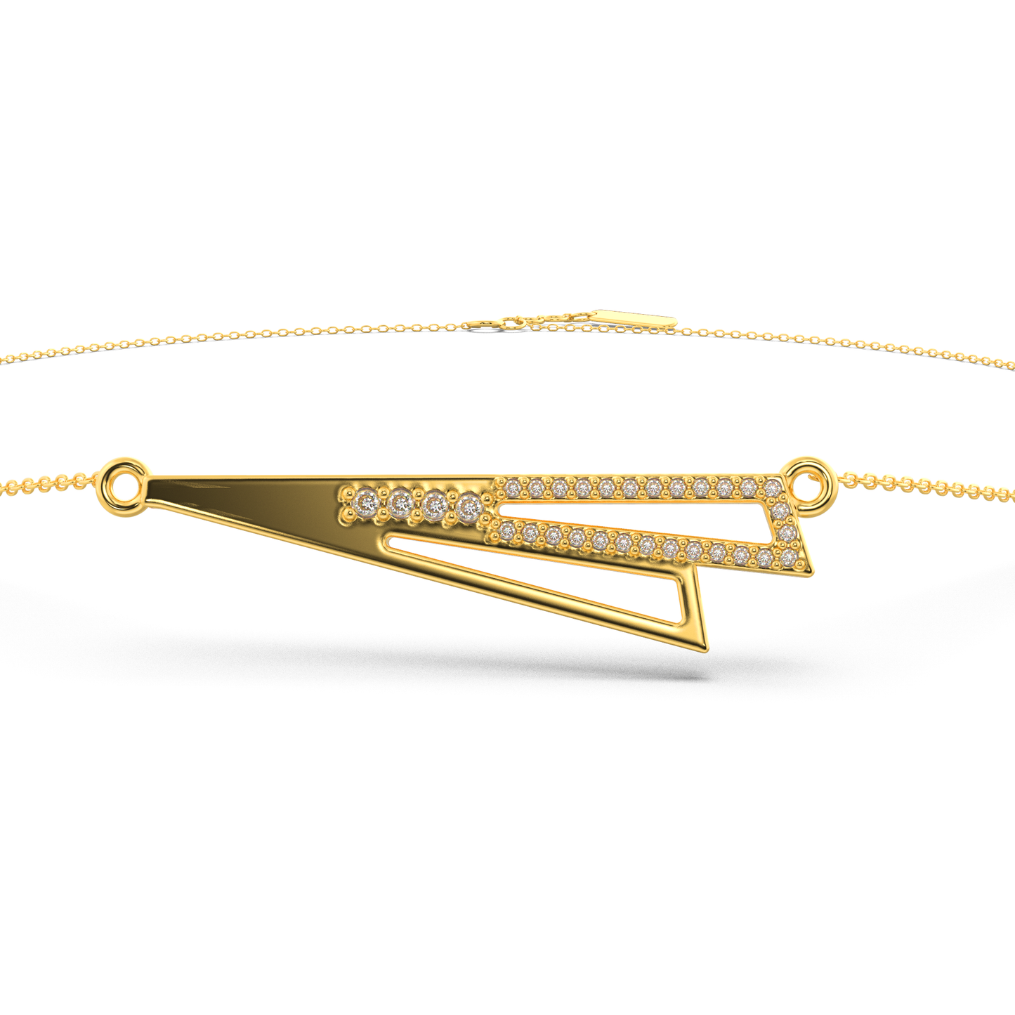 Lustrous Lagoon Necklace 18k