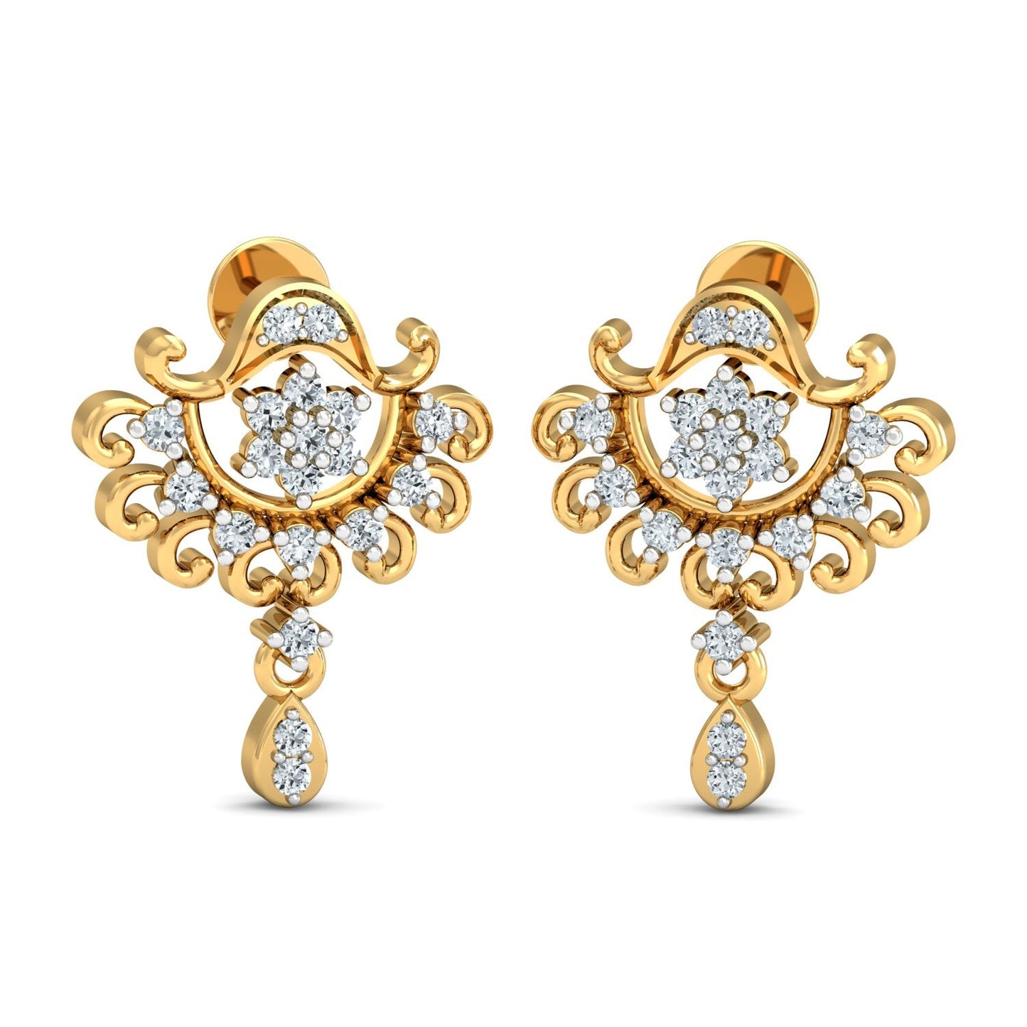 Mystical Marquise Diamond Ear Cuffs 18K