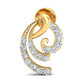 Whispering Willow Diamond Sparkle Earrings 18K