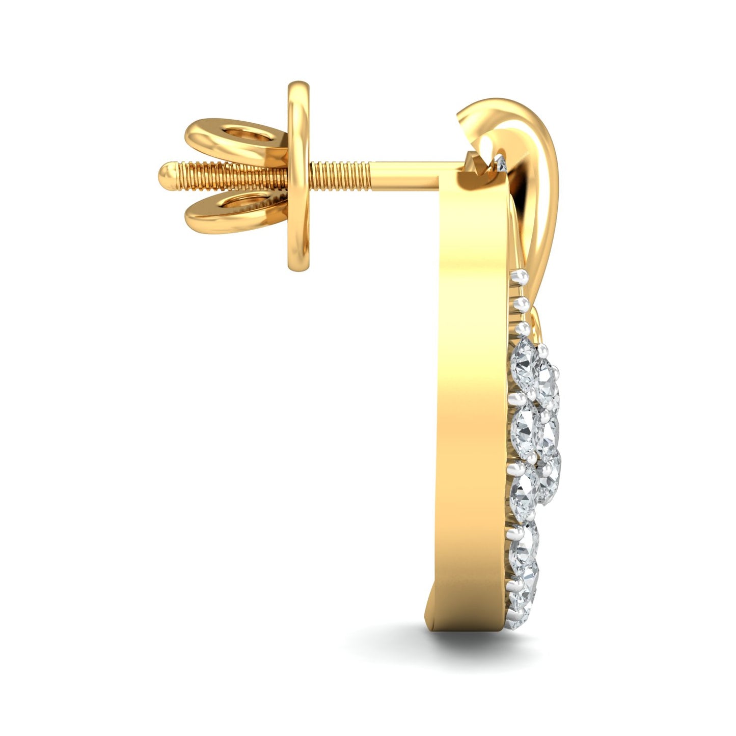 Whispering Willow Diamond Sparkle Earrings