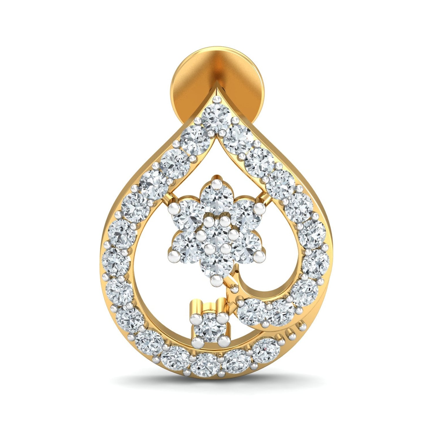 Regal Reflection Diamond Earrings 18K