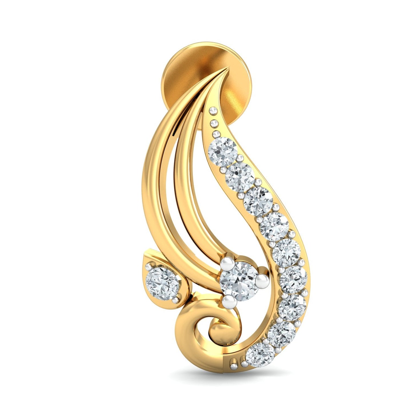 Harmonic Hues Diamond Huggies 18K