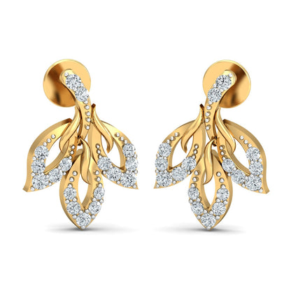 Celestial Cascade Diamond Hoops 18K