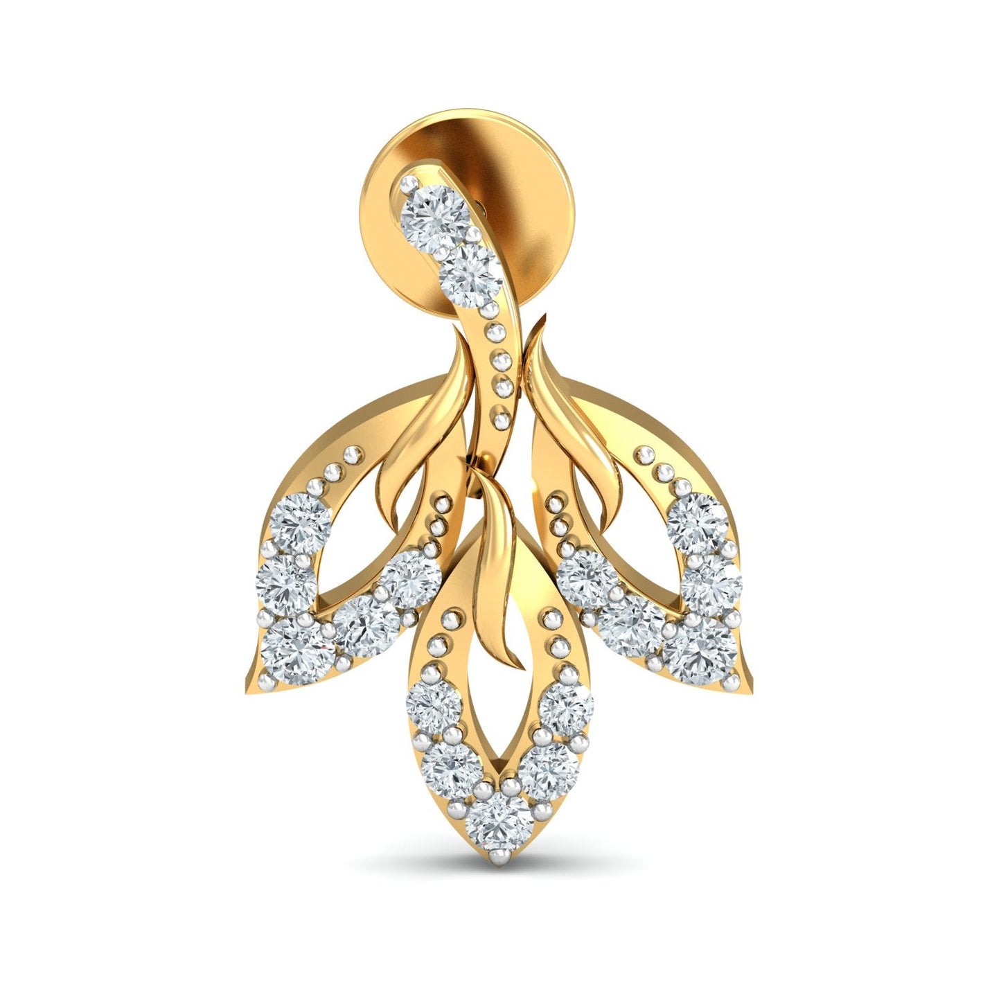Celestial Cascade Diamond Hoops 18K