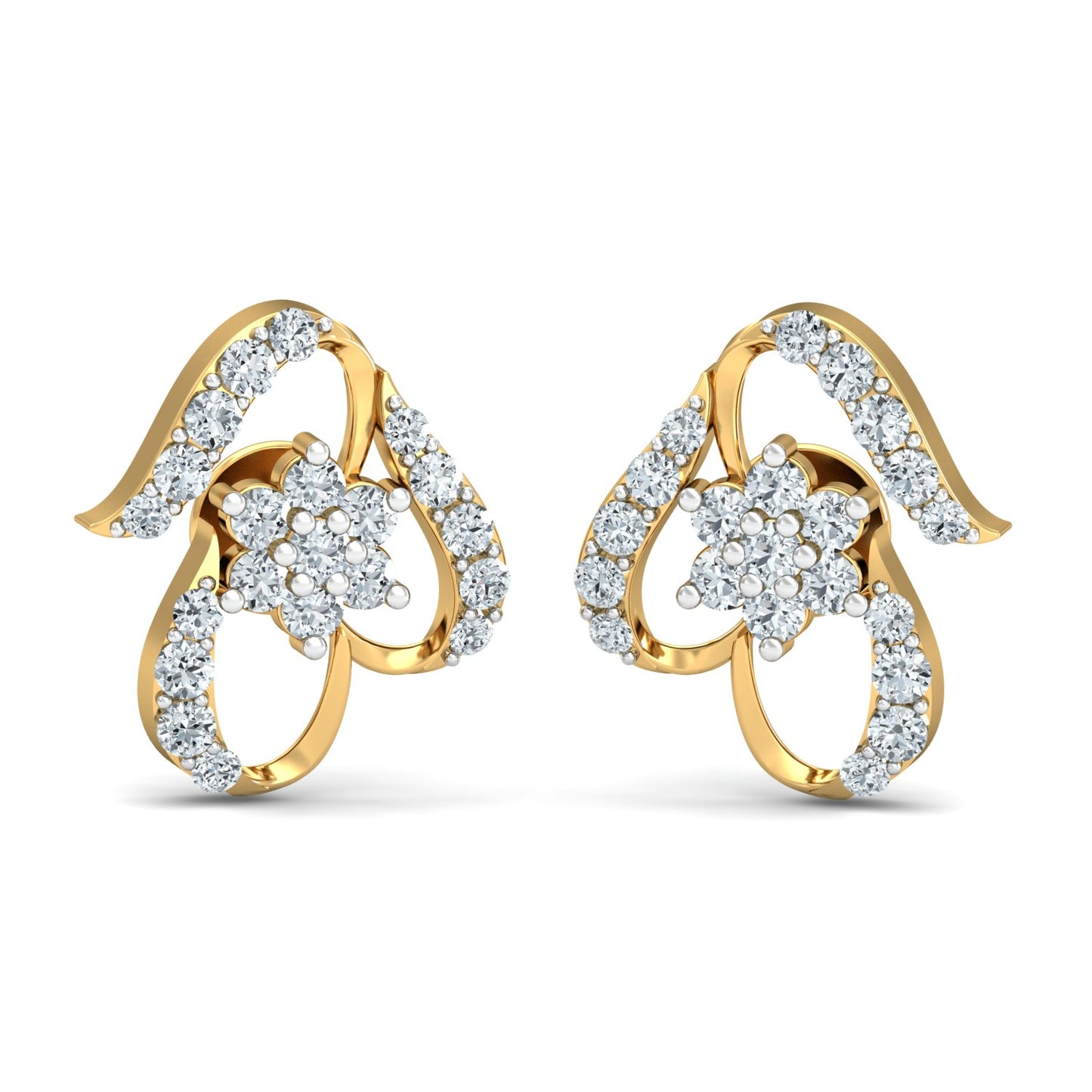 Radiant Raindrop Diamond Dangles