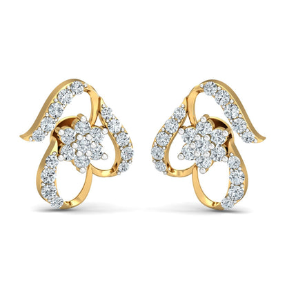 Radiant Raindrop Diamond Dangles 18K