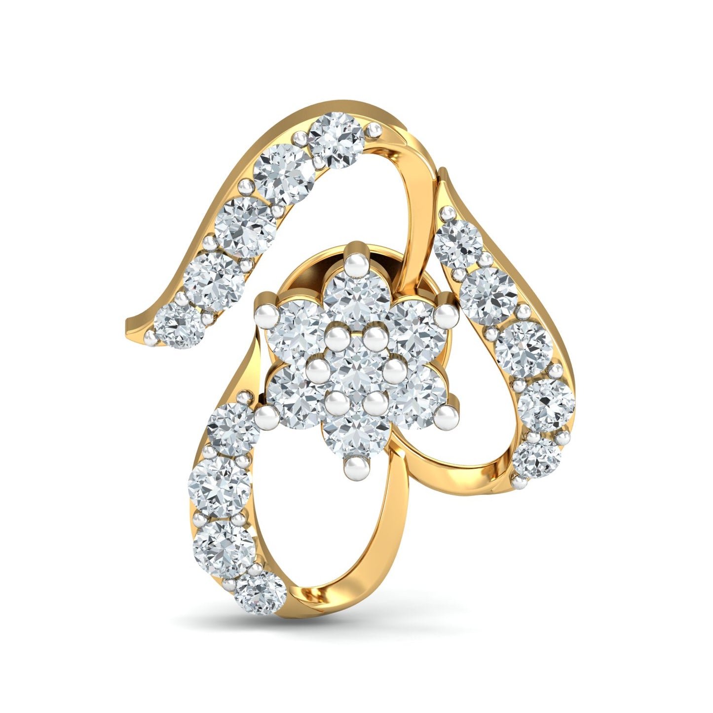 Radiant Raindrop Diamond Dangles