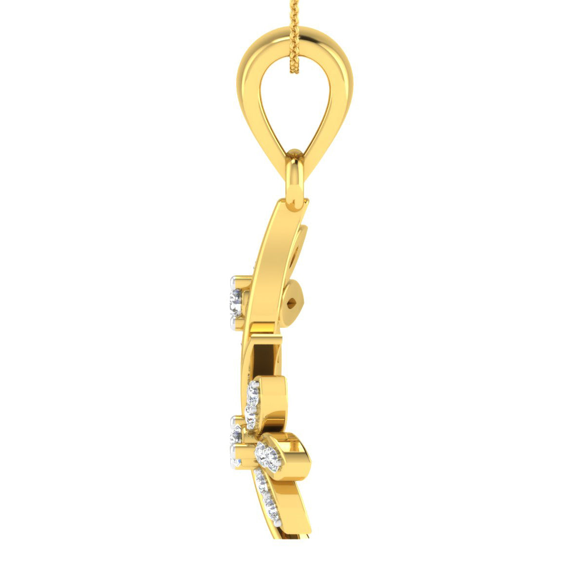 Celestial Serenade Diamond Pendant 18K