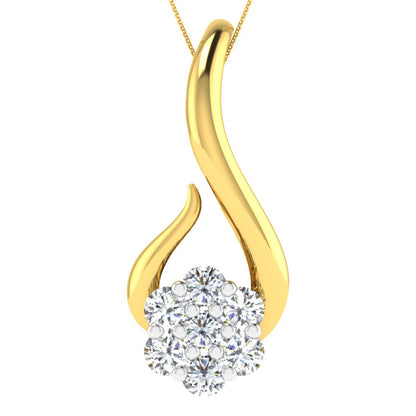 Enchanted Elegance Diamond Pendant 18K