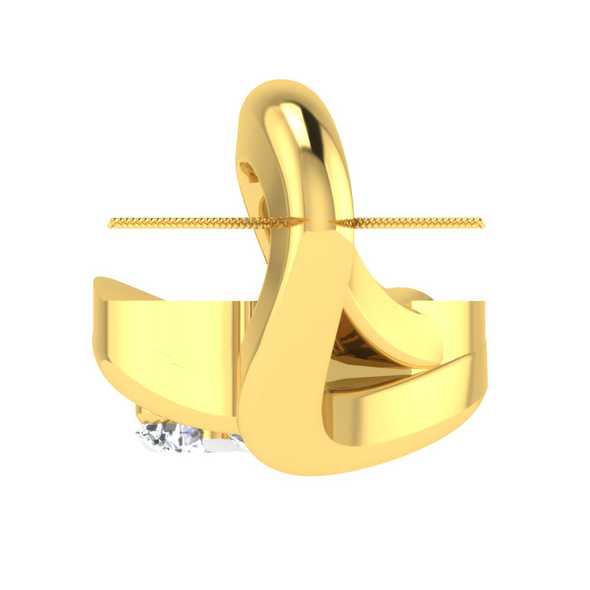 Enchanted Elegance Diamond Pendant 18K