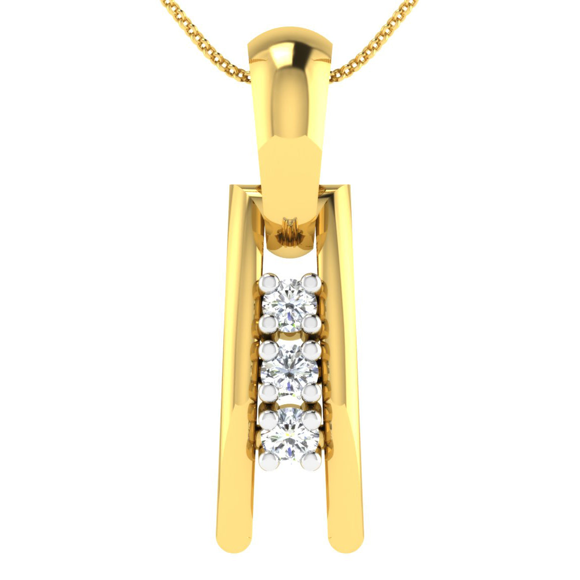 Moonlit Majesty Diamond Pendant 18K