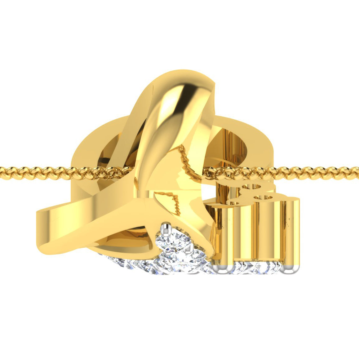 Ethereal Essence Diamond Pendant 18K