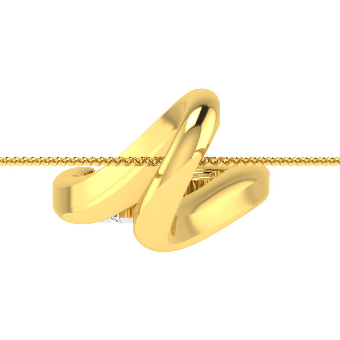 Sparkling Stardust Diamond Pendant 18K