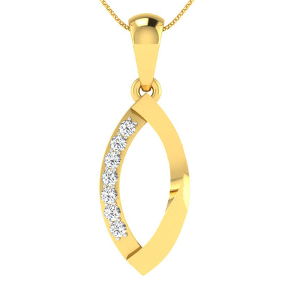 Whispering Whimsy Diamond Pendant 18K