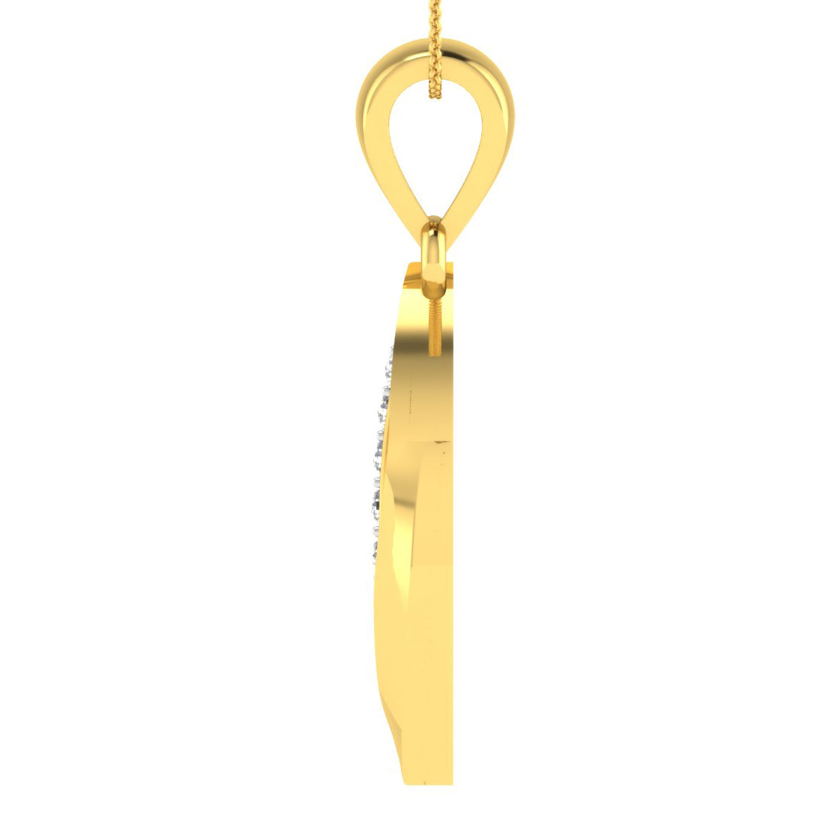 Whispering Whimsy Diamond Pendant 18K