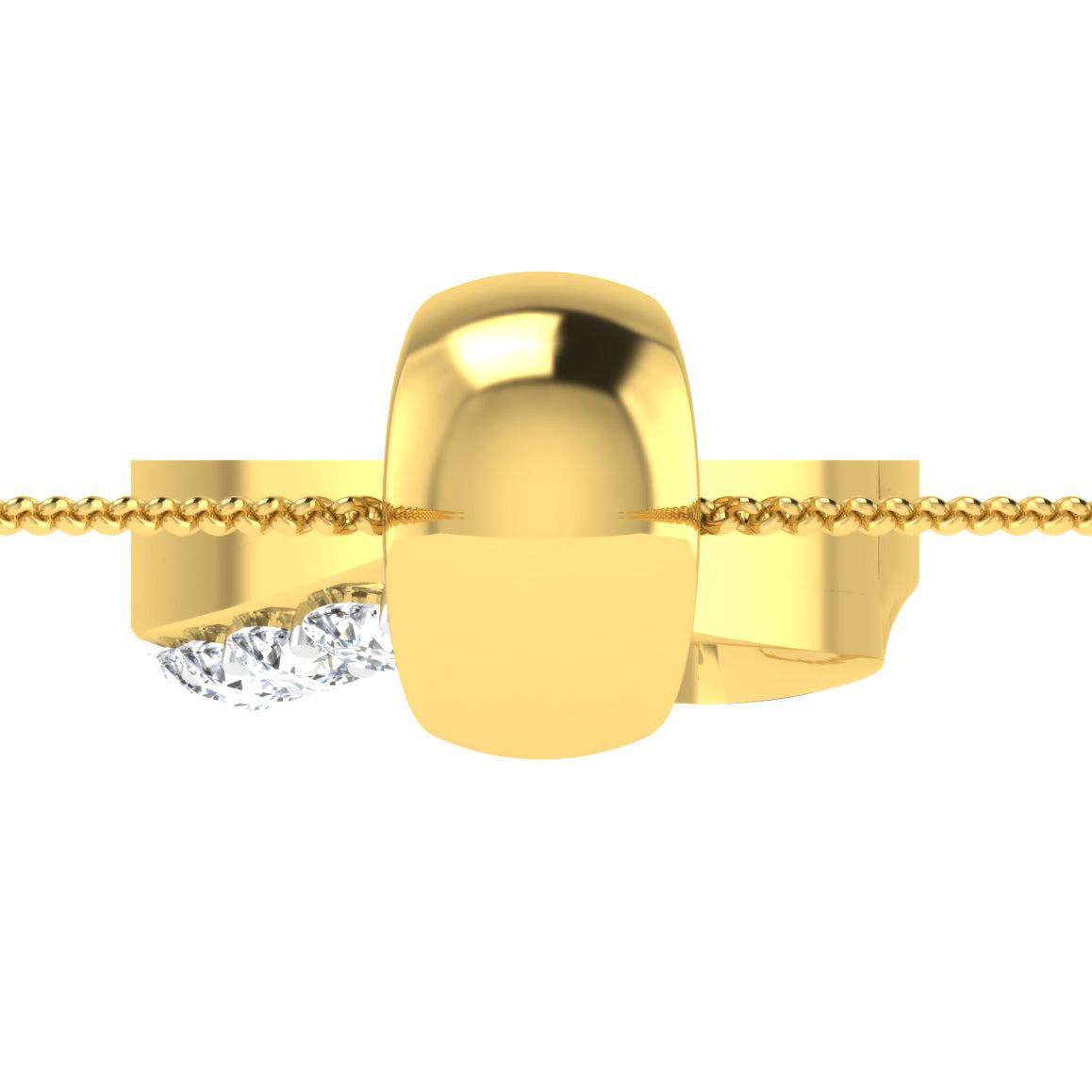 Whispering Whimsy Diamond Pendant 18K