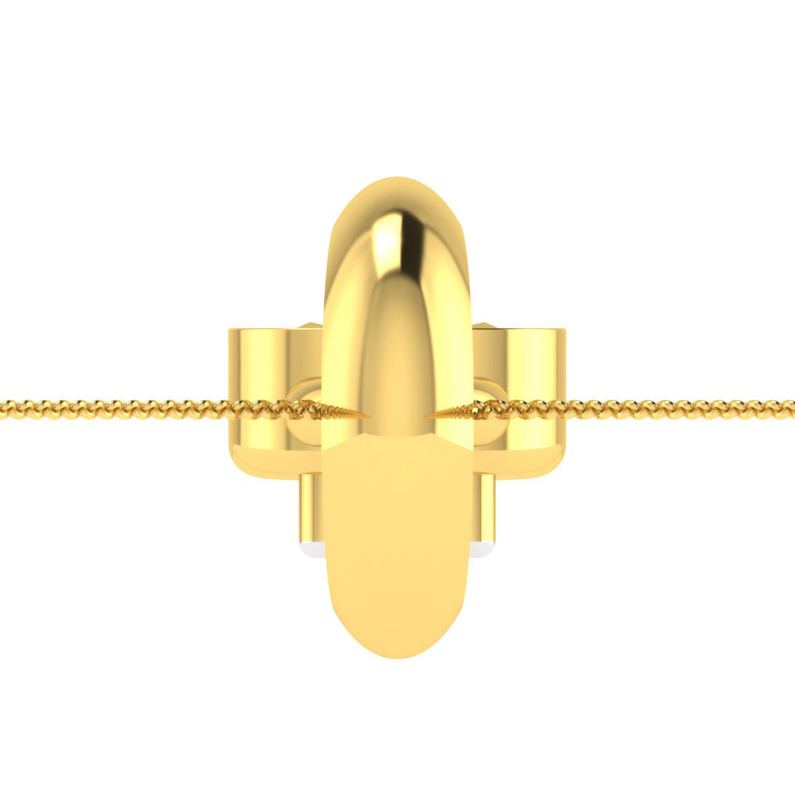 Enigmatic Echo Diamond Pendant 18K