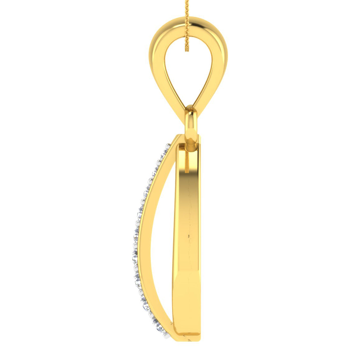 Cosmic Charm Diamond Pendant 18K
