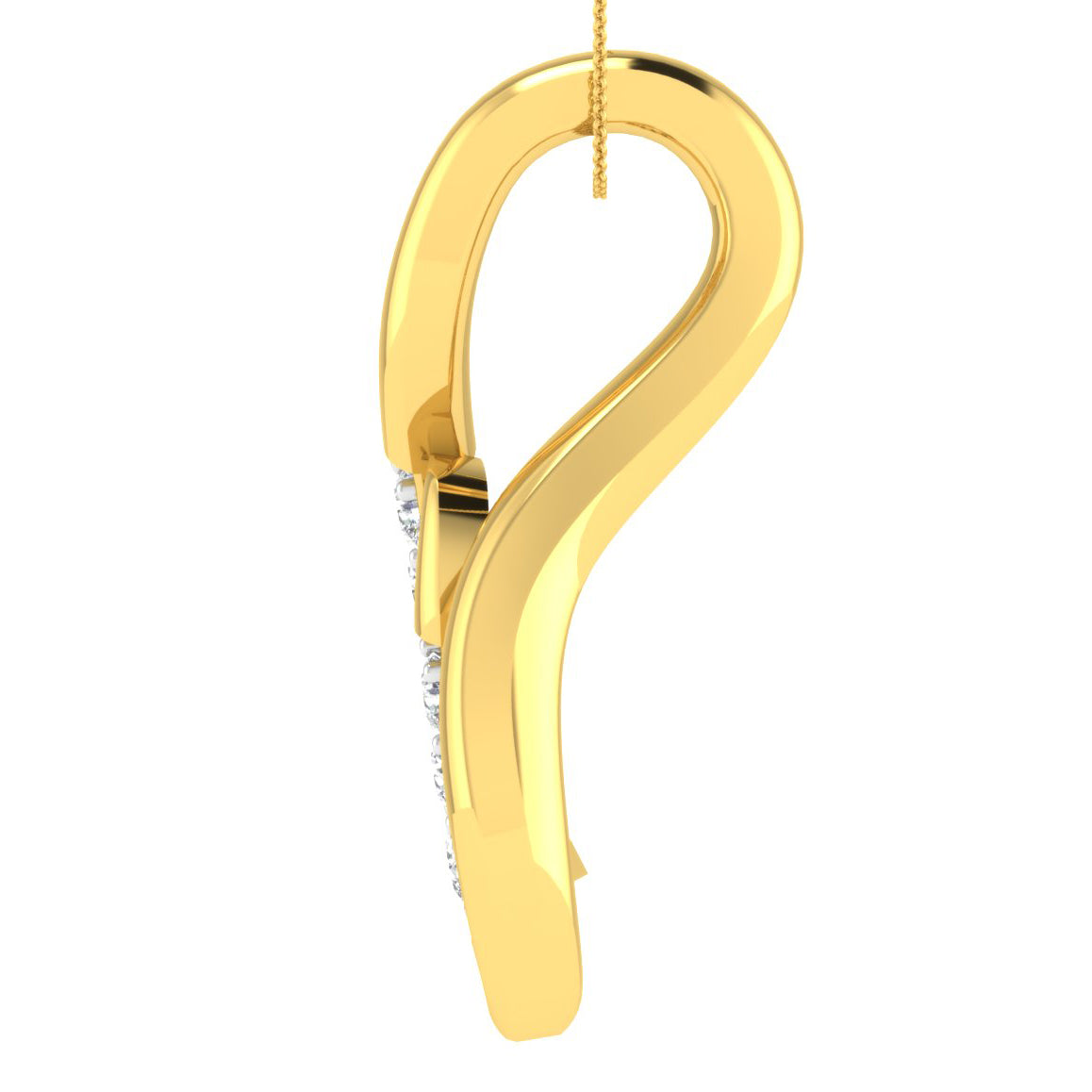 Radiant Reverie Diamond Pendant 18K