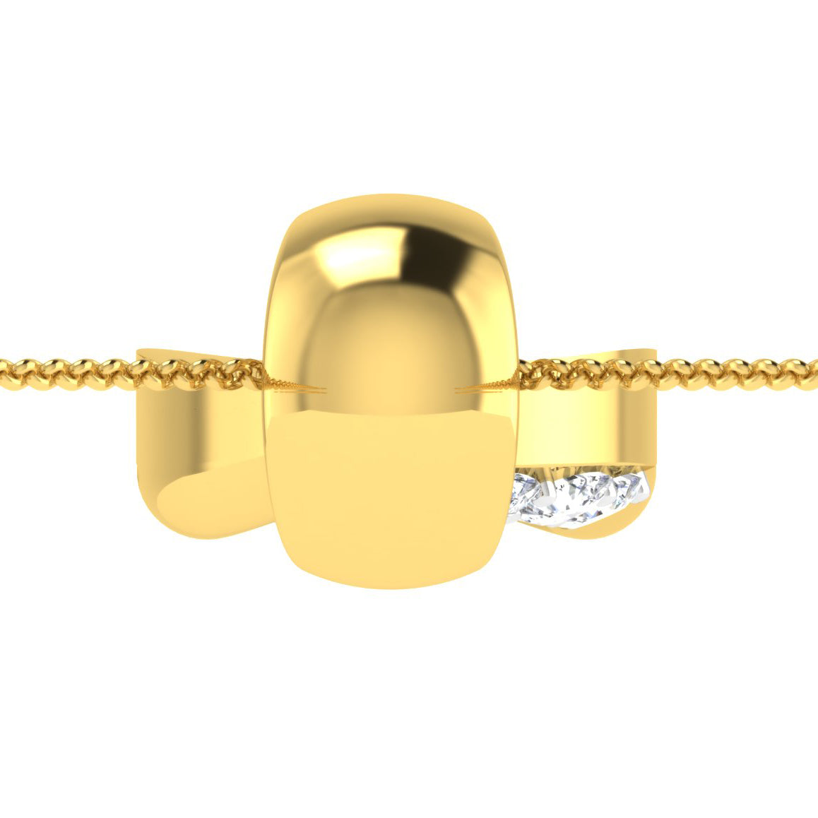 Enchanted Eden Diamond Pendant 18K
