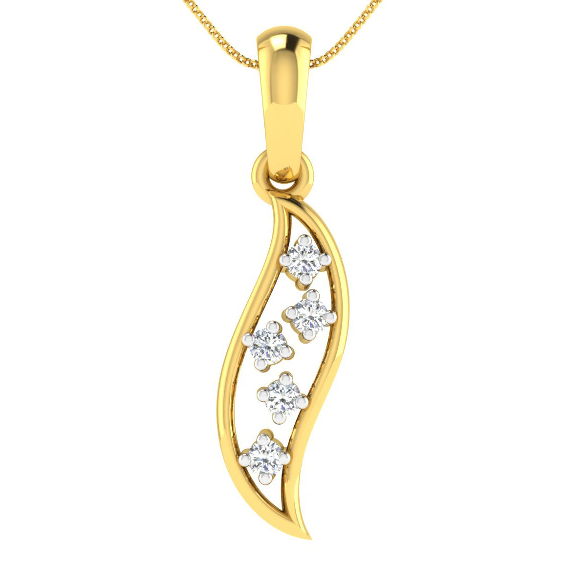 Radiance Diamond Pendant 18K