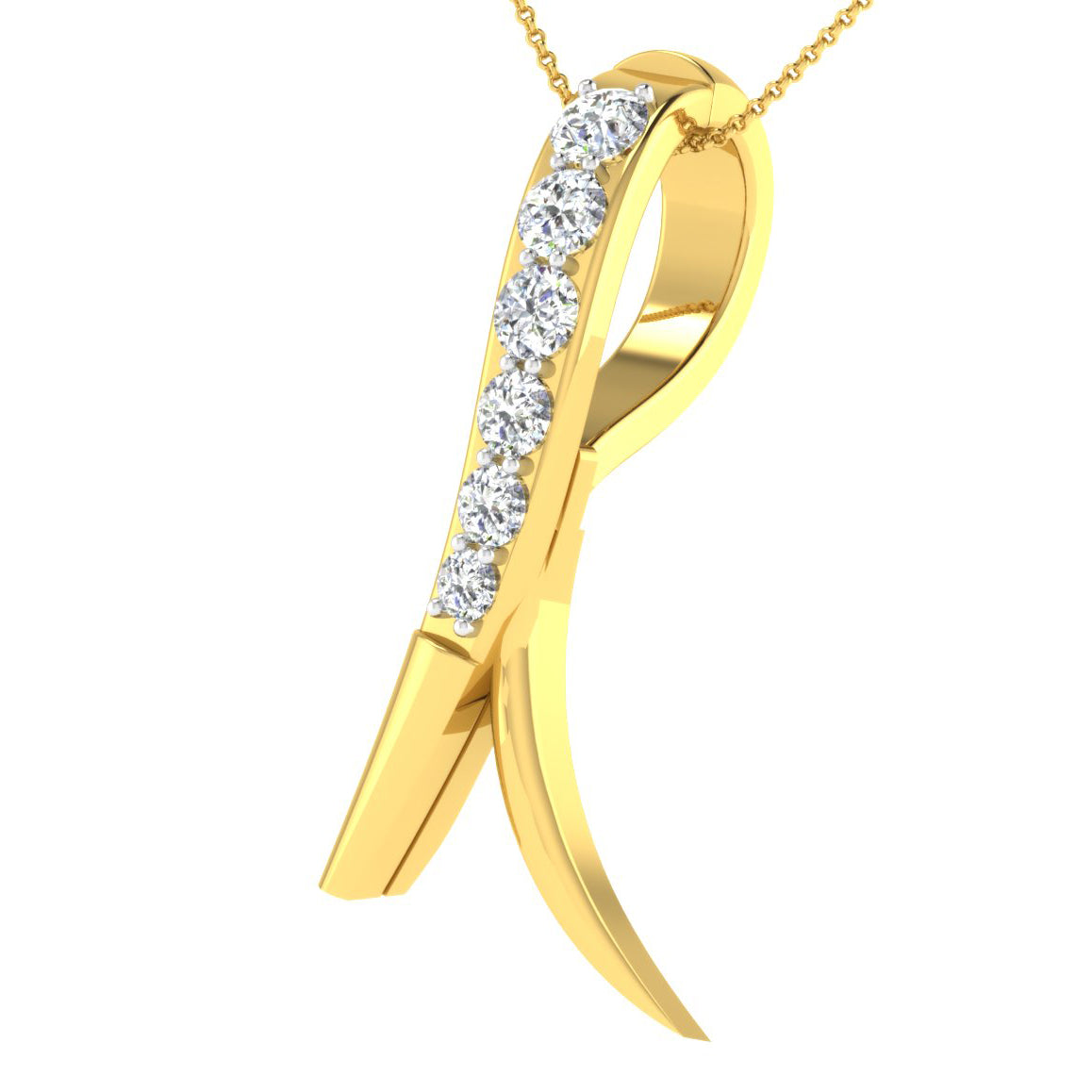 Soliloquy Diamond Pendant 18K