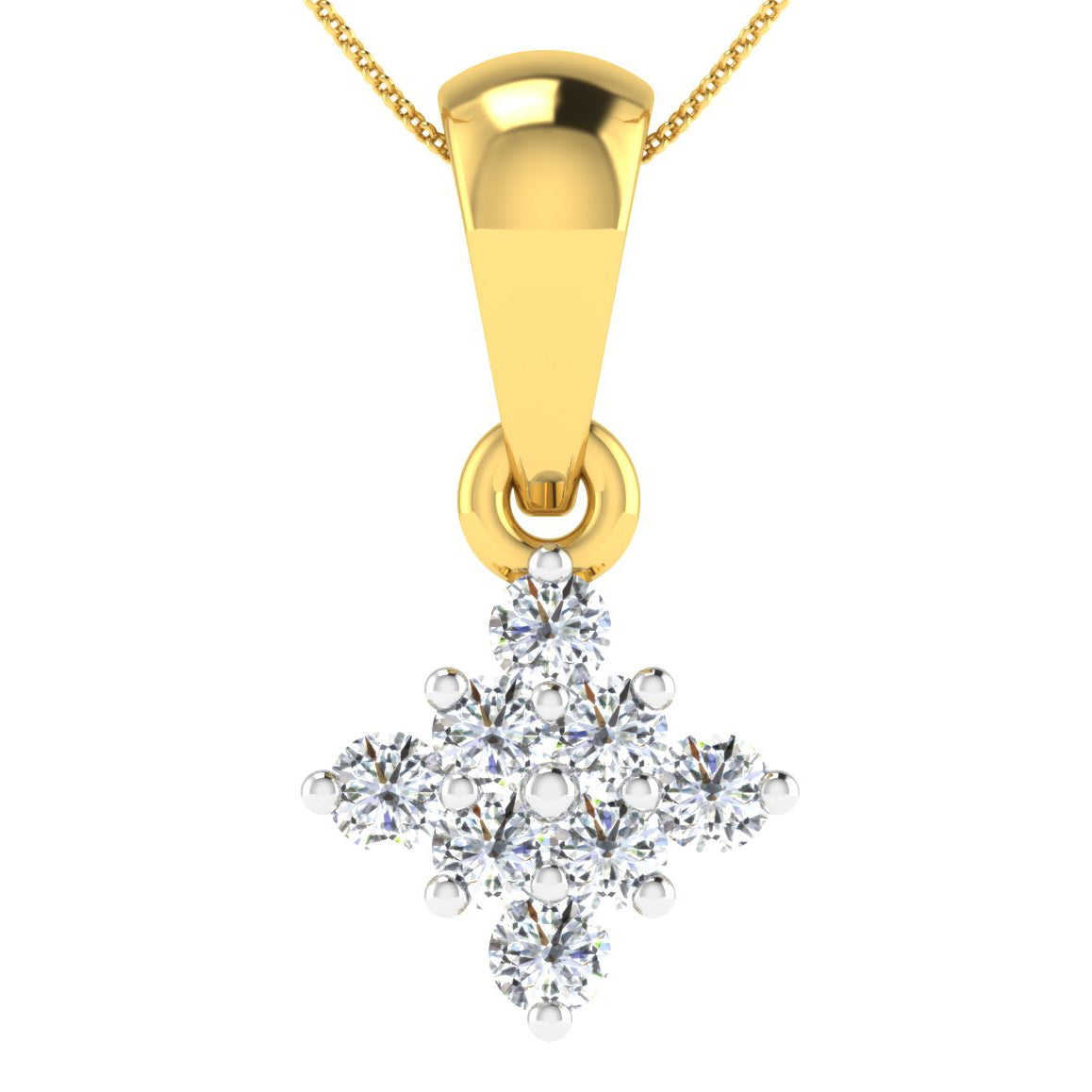 Whimsy Diamond Pendant 18K