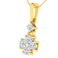 Floral Diamond Pendant