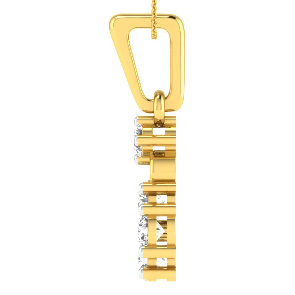 Floral Diamond Pendant