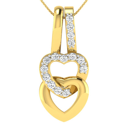 Cosmic Diamond Pendant 18K