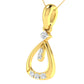 Gleaming Galaxy Diamond Pendant