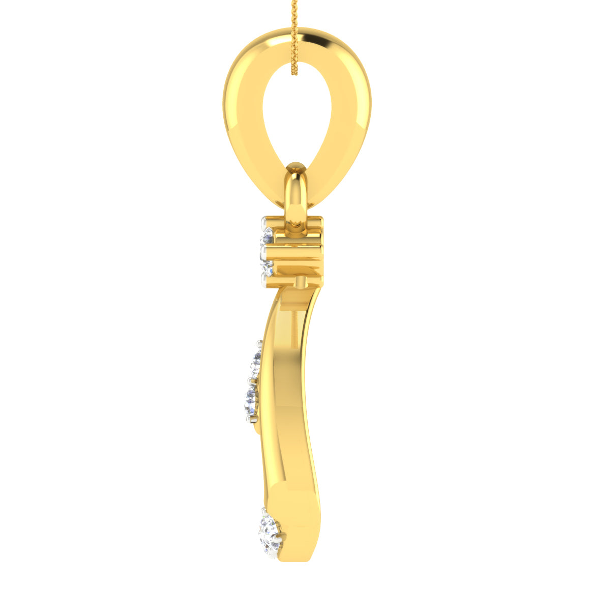 Gleaming Galaxy Diamond Pendant