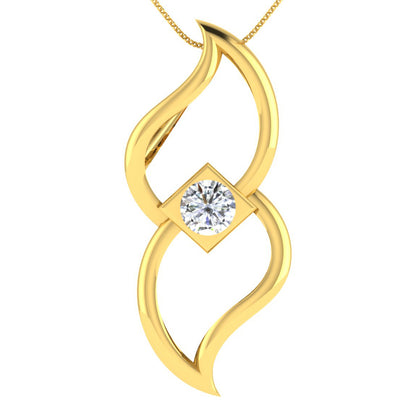Tranquility Diamond Pendant 18K