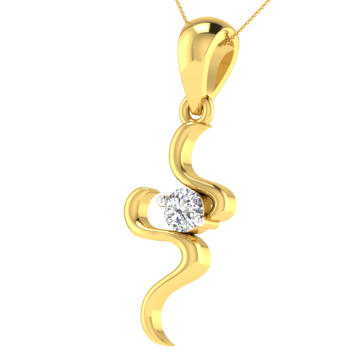 Aurora Aura Diamond Pendant