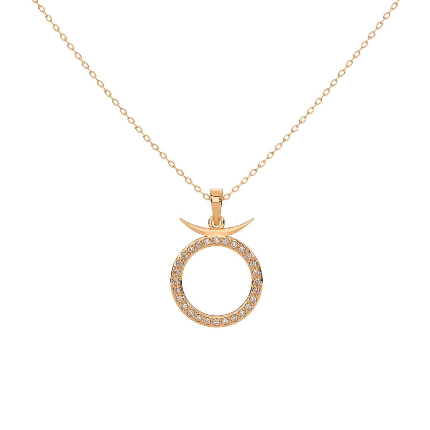 Enigmatic Eclipse Necklace 18k