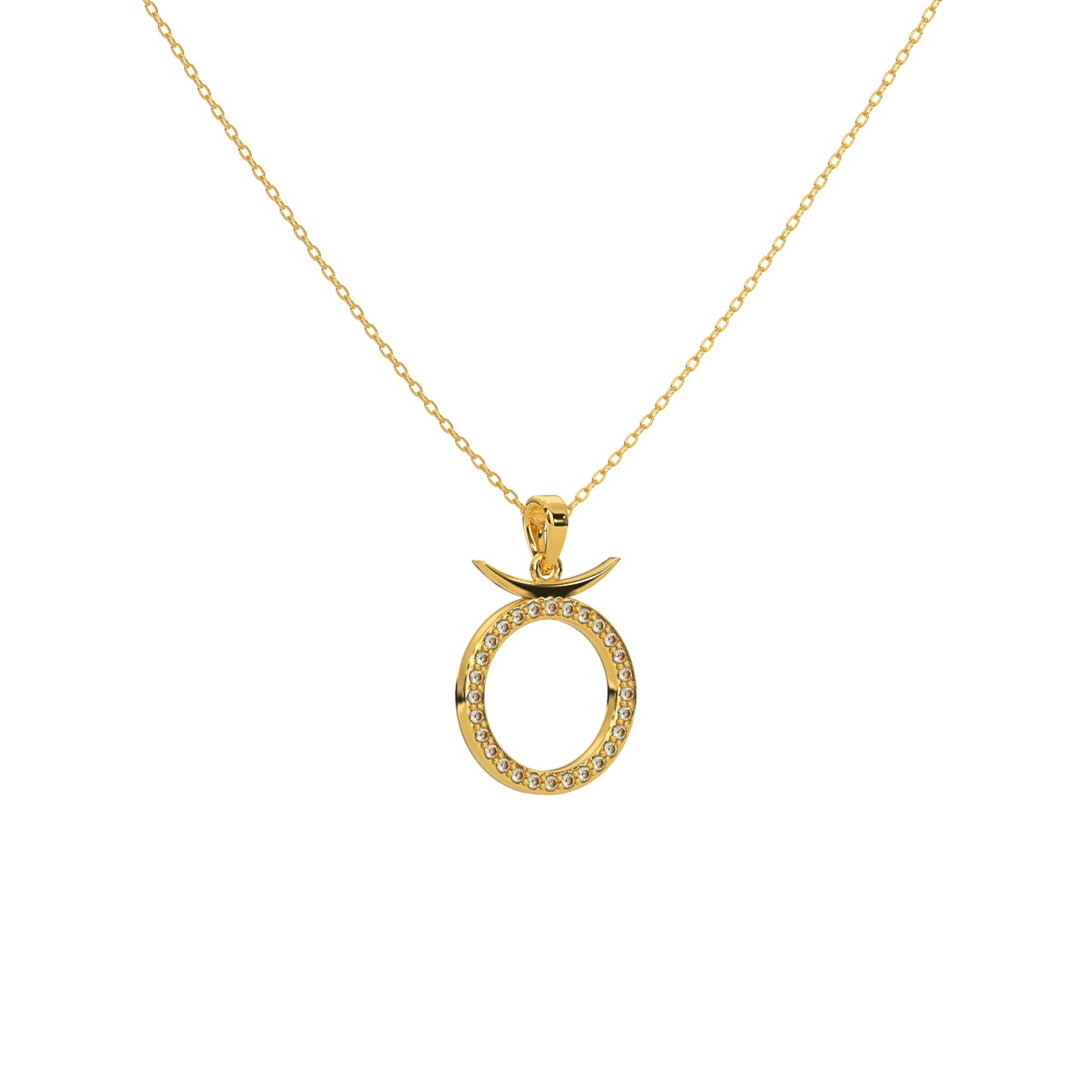 Enigmatic Eclipse Necklace 18k