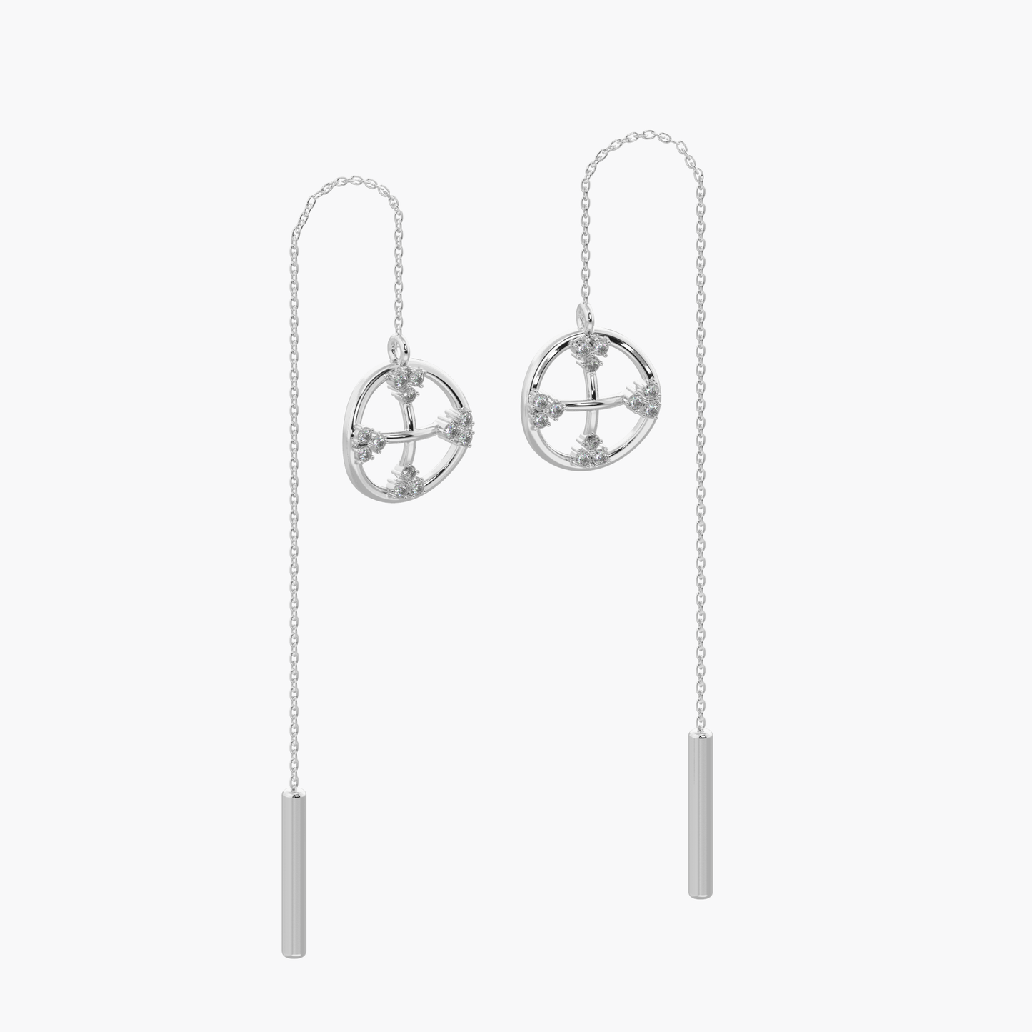 Chain Cascade Earrings 18K