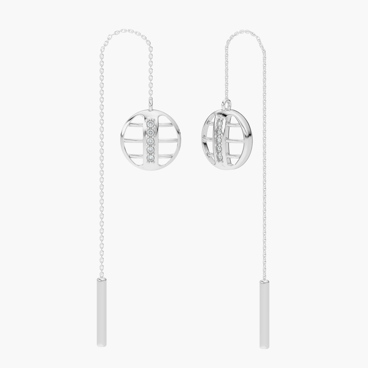 Serene Chain Hoops 18K