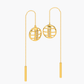 Serene Chain Hoops 18K