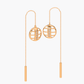 Serene Chain Hoops 18K
