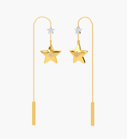 Celestial Cascade Drops 18K