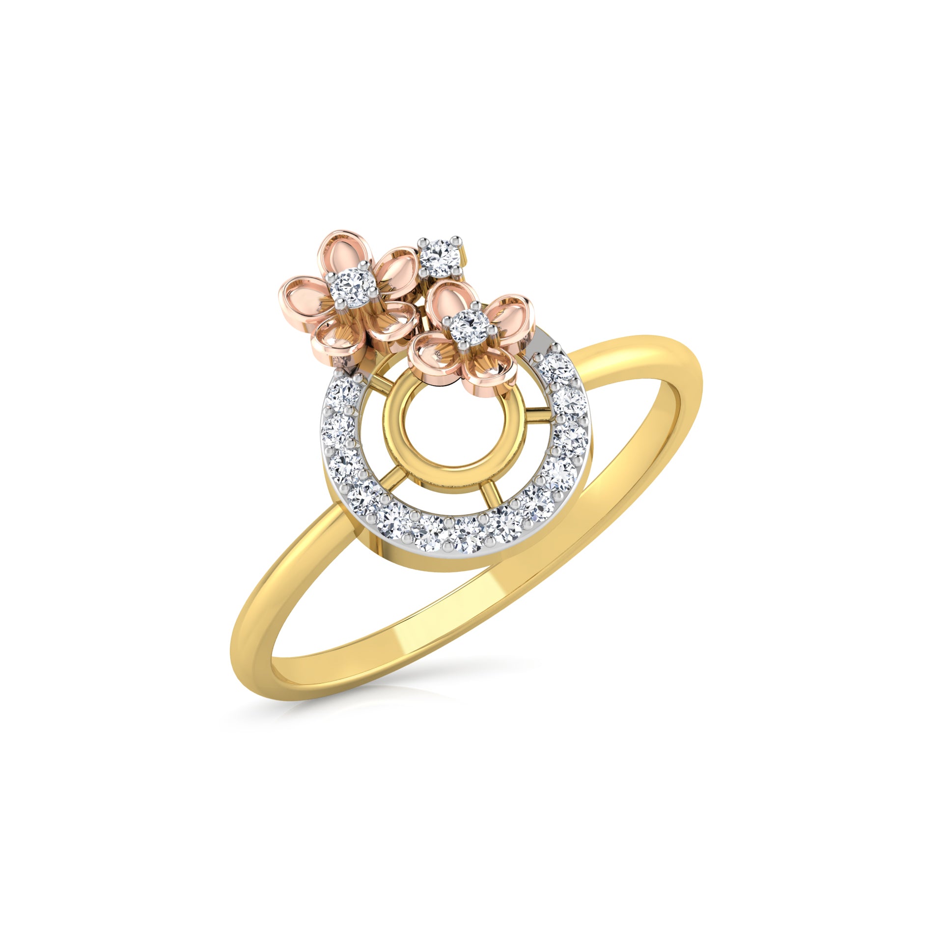 Mystic Moonlight Muse 14Kt Diamond Ring